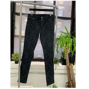 Mens Jacquard Denim Pant Skinny Fit